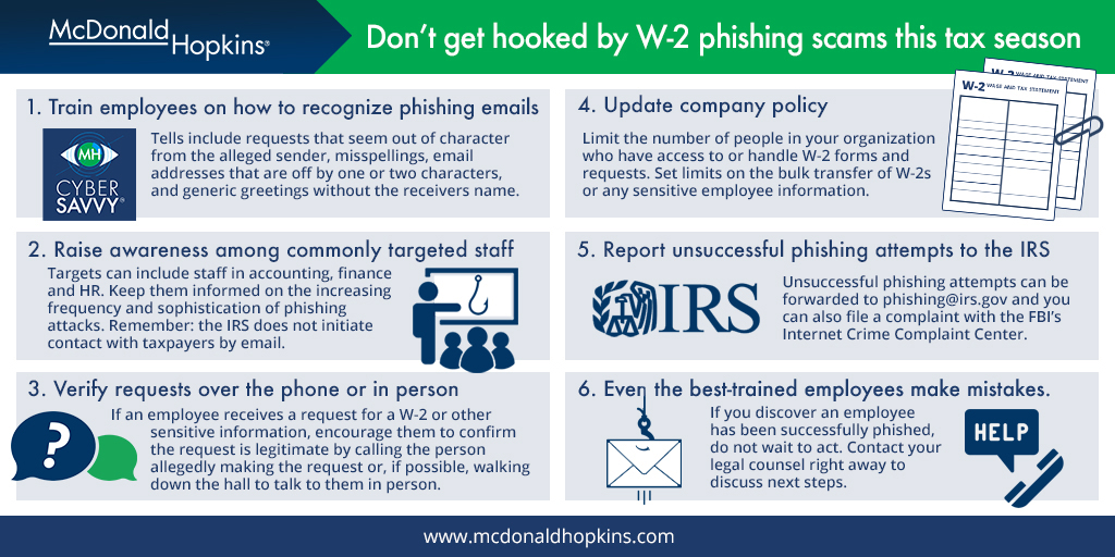 McDonald-Hopkins-6-Tips-to-Avoid-W-2-Phishing-Scam.jpg McDonald-Hopkins-6-Tips-to-Avoid-W-2-Phishing-Scam.jpg